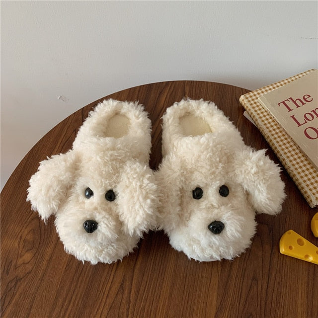 FluffyBuddy Slippers: PuppyPaws