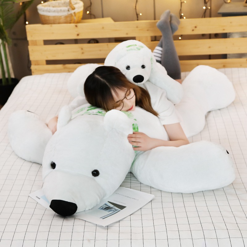 Giant Stuffed Polar Bear Plush